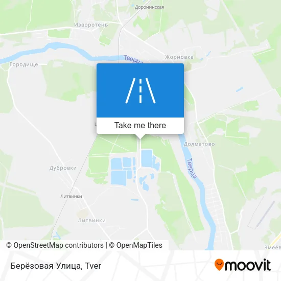Берёзовая Улица map