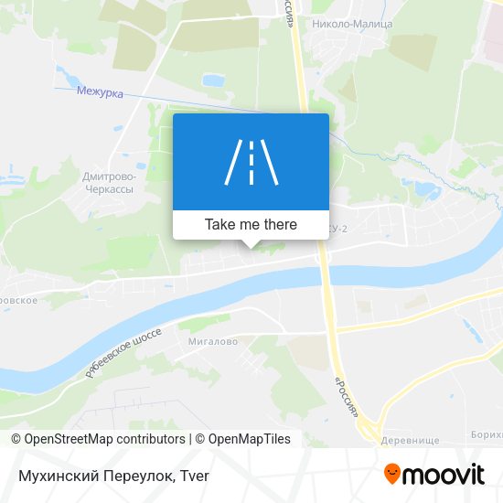 Мухинский Переулок map