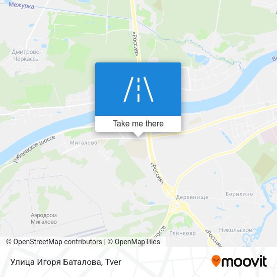 Улица Игоря Баталова map