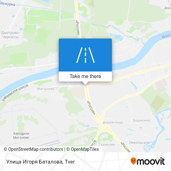 Улица Игоря Баталова map