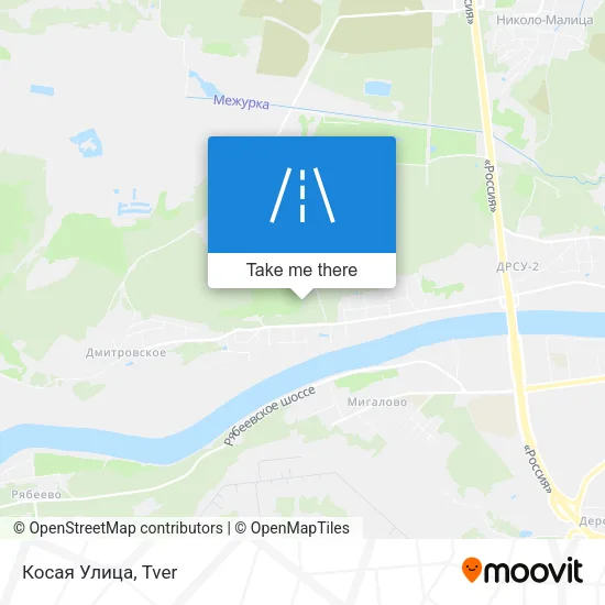 Косая Улица map