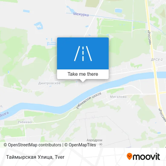 Таймырская Улица map