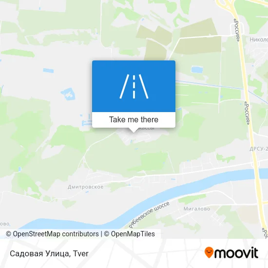 Садовая Улица map
