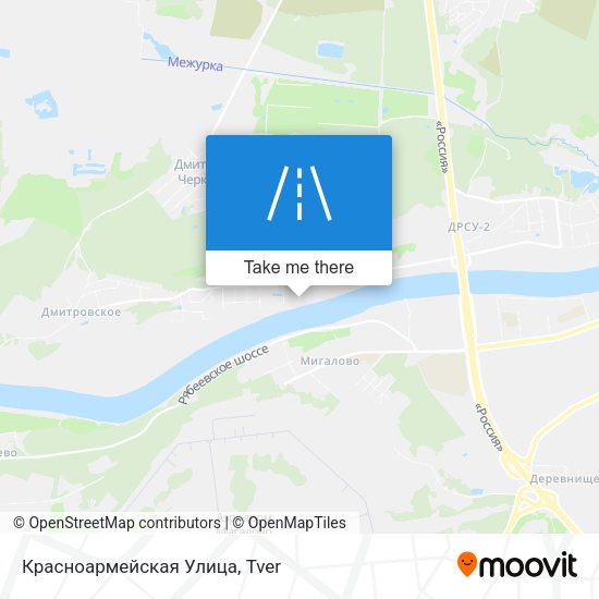 Красноармейская Улица map