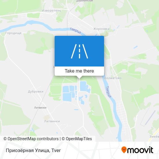 Приозёрная Улица map