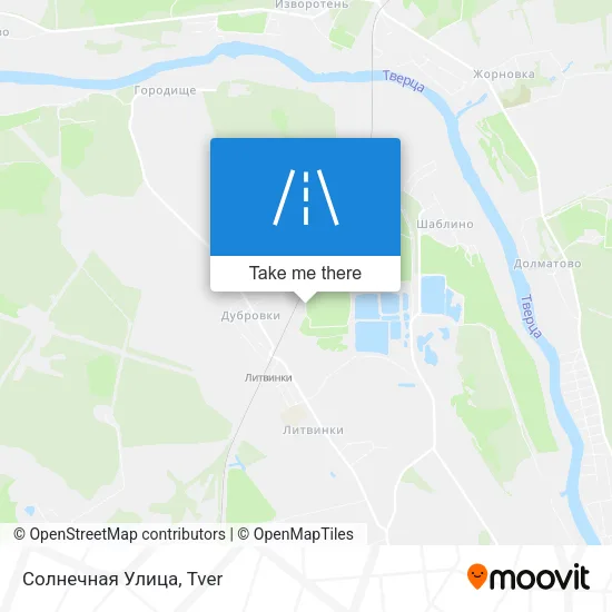 Солнечная Улица map