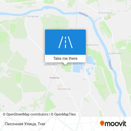 Песочная Улица map