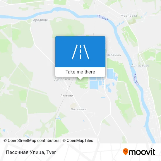 Песочная Улица map