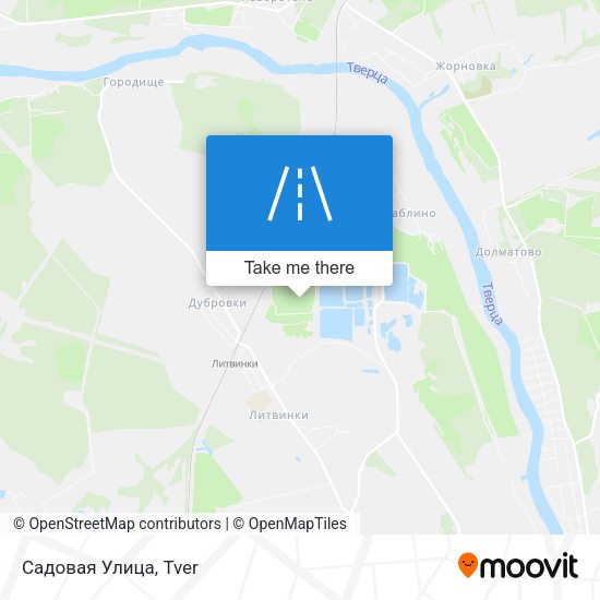 Садовая Улица map