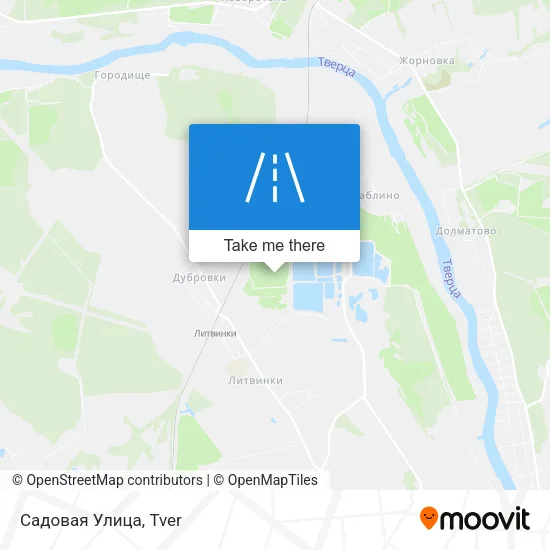 Садовая Улица map