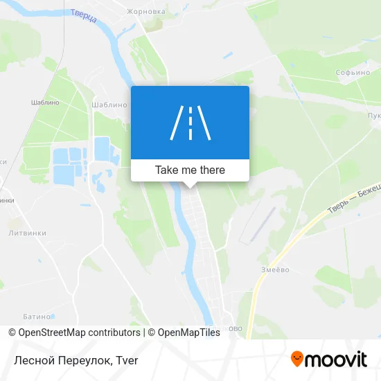 Лесной Переулок map
