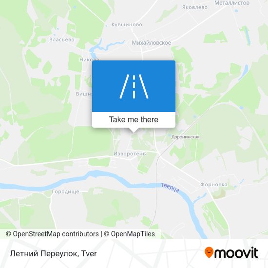 Летний Переулок map