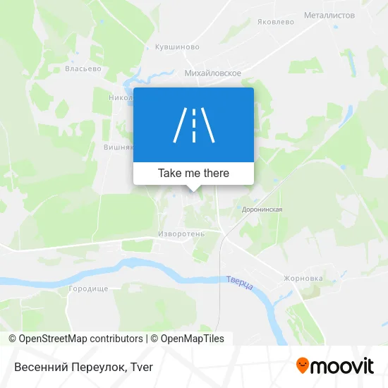 Весенний Переулок map