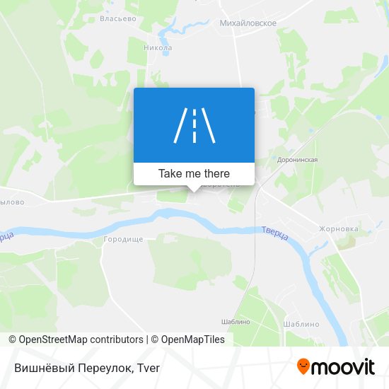 Вишнёвый Переулок map