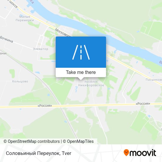 Соловьиный Переулок map