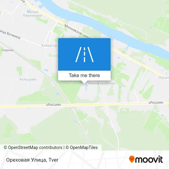 Ореховая Улица map