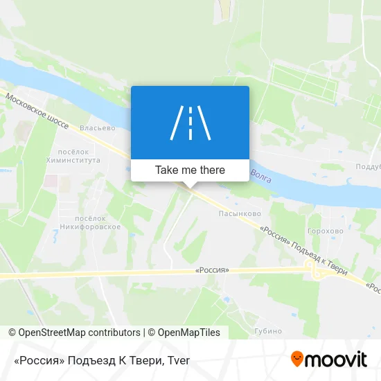 «Россия» Подъезд К Твери map