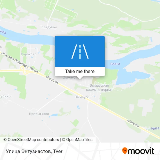 Улица Энтузиастов map