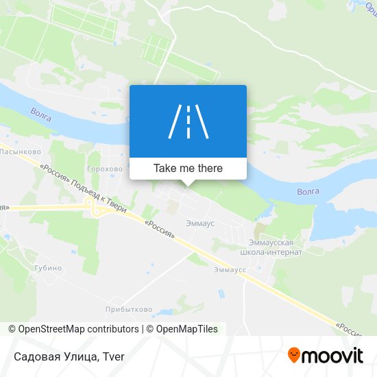 Садовая Улица map