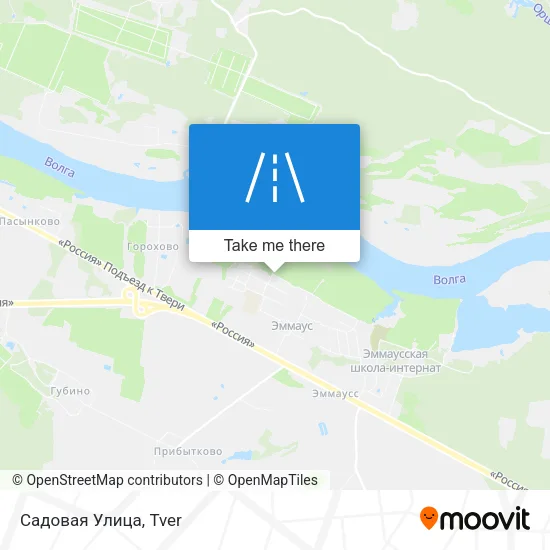 Садовая Улица map
