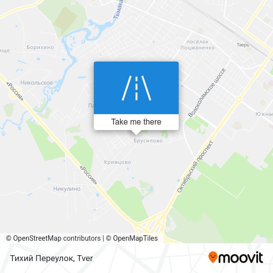 Тихий Переулок map