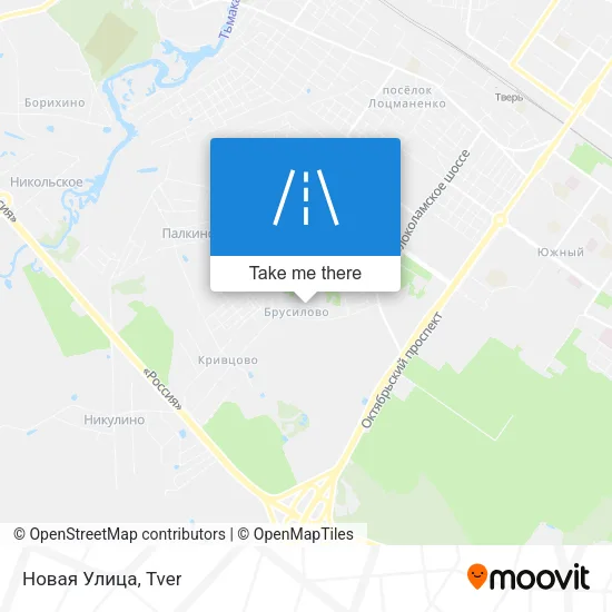 Новая Улица map