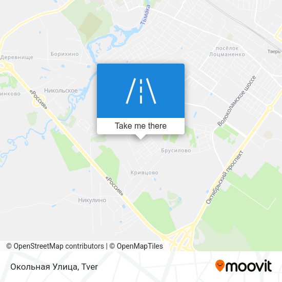 Окольная Улица map