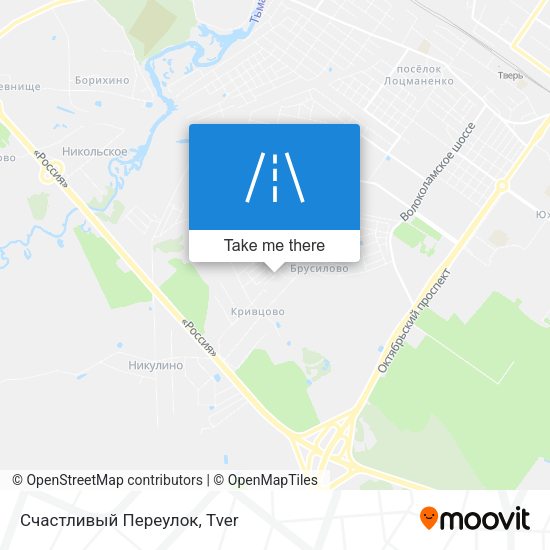 Счастливый Переулок map