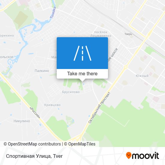 Спортивная Улица map