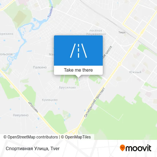 Спортивная Улица map