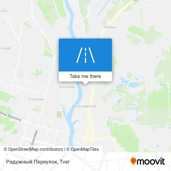 Радужный Переулок map