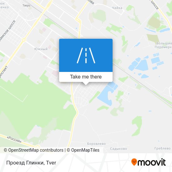 Проезд Глинки map