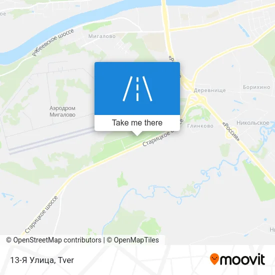 13-Я Улица map