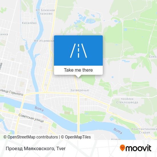 Проезд Маяковского map