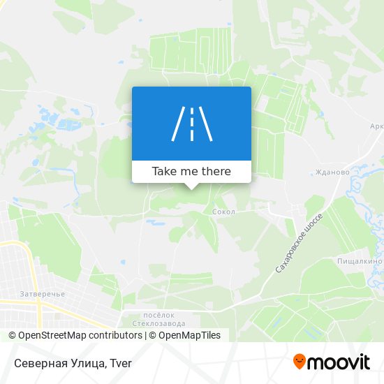 Северная Улица map