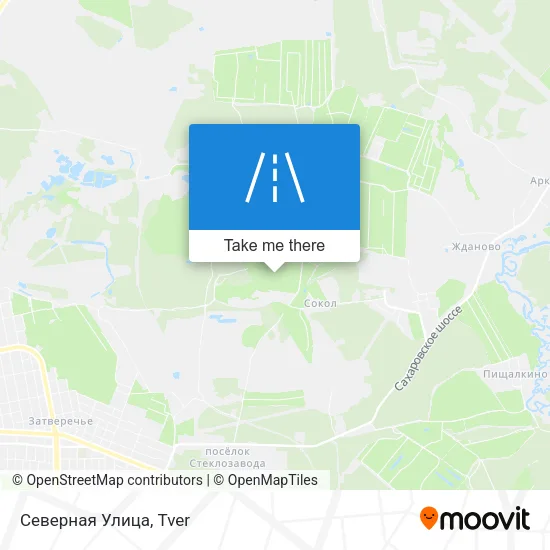 Северная Улица map