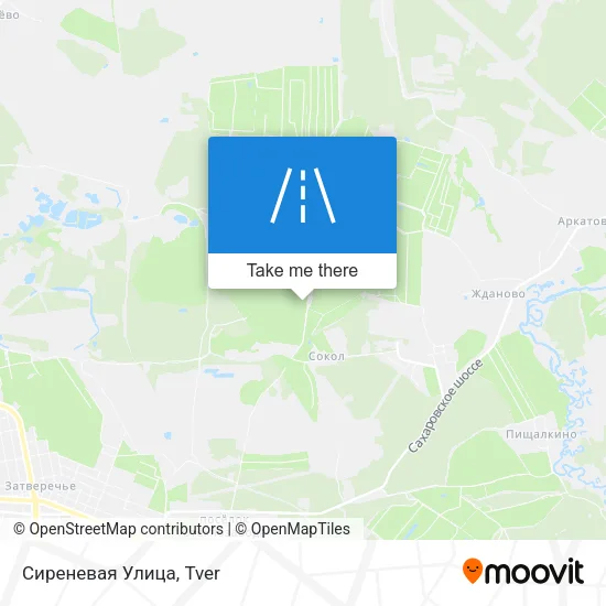 Сиреневая Улица map