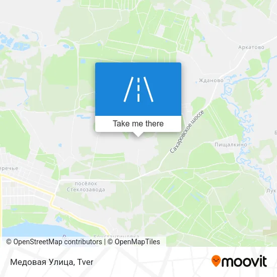 Медовая Улица map