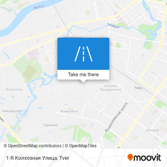 1-Я Колхозная Улица map