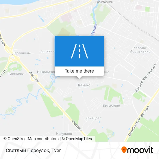 Светлый Переулок map