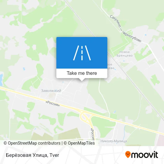Берёзовая Улица map