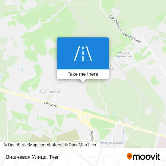 Вишневая Улица map