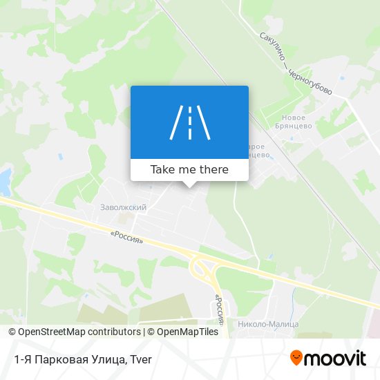 1-Я Парковая Улица map