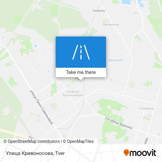 Улица Кривоносова map