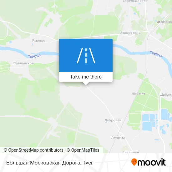 Большая Московская Дорога map