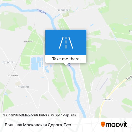 Большая Московская Дорога map