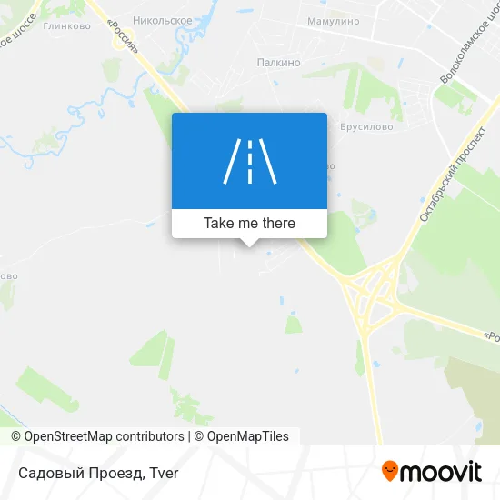 Садовый Проезд map