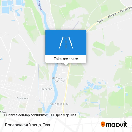 Поперечная Улица map