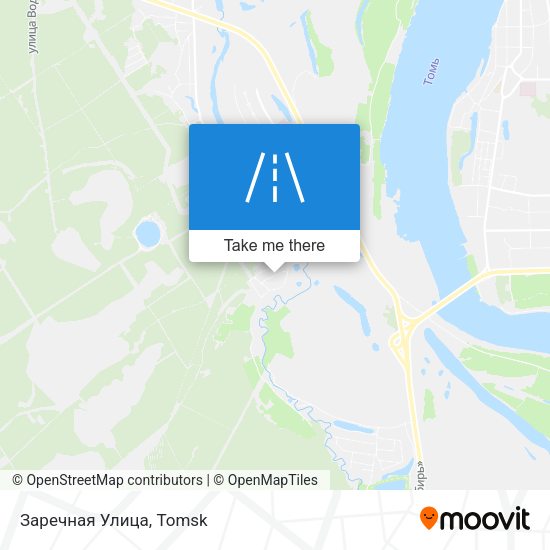 Заречная Улица map
