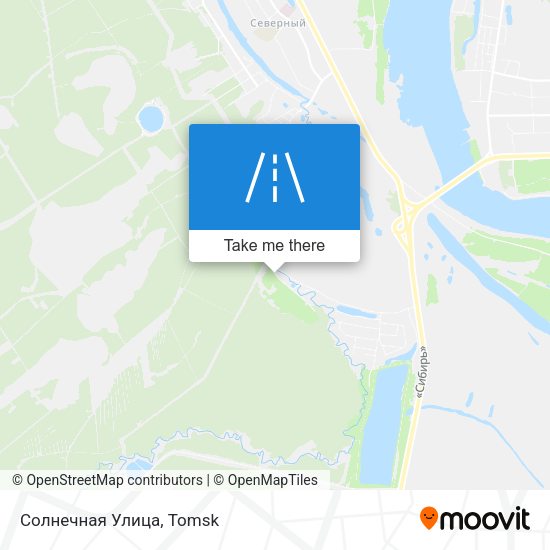 Солнечная Улица map